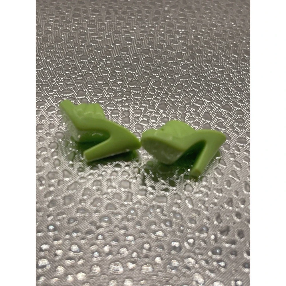 GREEN Barbie FASHION AVENUE Teen Skipper Doll‎ MULE HIGH HEEL SLIDE Sandals 31